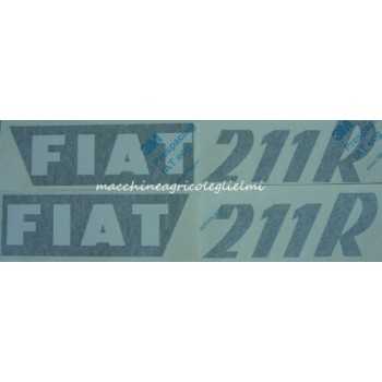 Serie Decalcomania-Adesivi Per Trattore Fiat 211R...