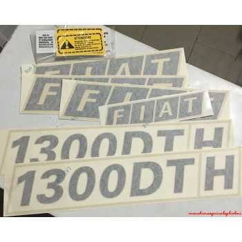 Serie Decalcomania-Adesivi Per Trattore Fiat 1300 DTH