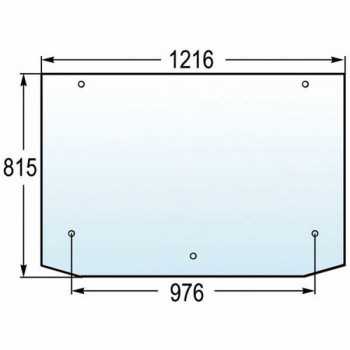 Lunotto Posteriore Trattore Same-Hurlimann-Riferimento Originale 0.9234.215.0/20-1216 x 976 x 815