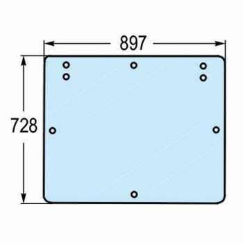 Lunotto Posteriore Superiore Trattore Fiat F120-Riferimento Originale 5154756-897 x 728