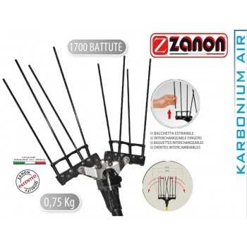 Abbacchiatore ZANON Karbonium Air-1700Battute-Bacchetta Estraibile-0.75Kg..