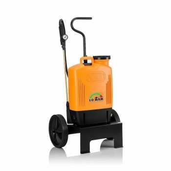 Pompa a Zaino Elettrolithium 12V-8AH-Con Carrello-ORIGINALE VOLPI-15Lt-A Pistone