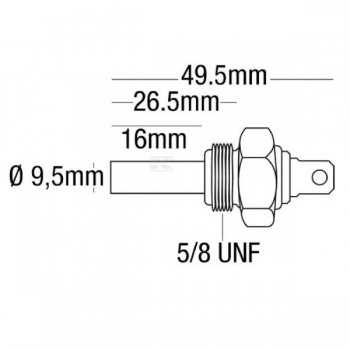 Trasmettitore Sensore Temperatura Trattore Landini 5830-Riferimento Originale 1877731M92-M16x1.5