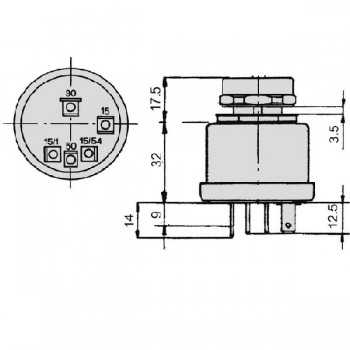 Quadro Avviamento Trattore Fiat-New Holland-Case F100-L60-Riferimento Originale 5154401