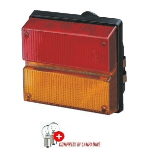 Fanale Posteriore Destro COBO Trattore Same-Lamborghini-Hurlimann-Riferimento Originale 2.8019.490.0-188 mm x 140 mm