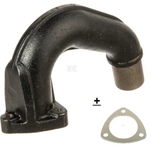 Collettore Scarico Marmitta Trattore Fiat Serie 66-Riferimento Originale 5164163-Curvato a U-A Gomito