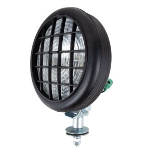 Faro da Lavoro Alogeno Ø 170 mm Con Interruttore-Griglia di Protezione-240 mm x 170 mm x 90 mm