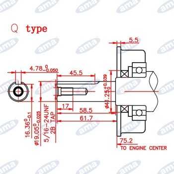 Motore Benzina 4T AMA G 200F-Hp 6.5-196cc-16Kg-3600 RPM-Albero Cilindrico Ø19,05