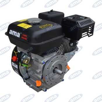 Motore Benzina AMA G 200F 6.5HP-196cc-16Kg-3600RPM-Albero Conico Ø23mm-Con Flangia