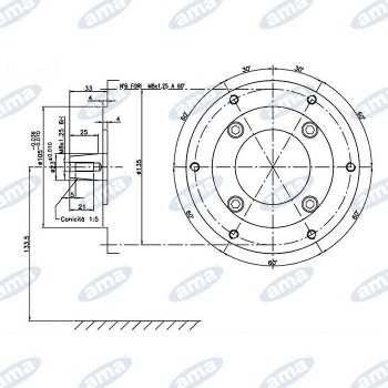 Motore Benzina 4T AMA G270F 9HP-270cc-26Kg-Albero Conico Ø23mm-Con Flangia