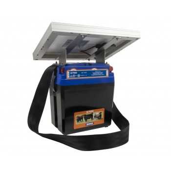 Elettrificatore AMA S750-Pannello Solare10W-Batteria Ricaricabile 12V 12 AH-Lunghezzezza 8 Km