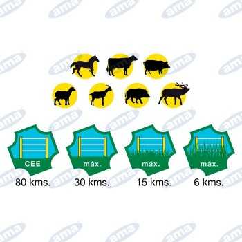 Elettrificatore AMA AC8000 Alimentazione 230V-Energia 10 J-Lunghezzezza Recinto 40 Km