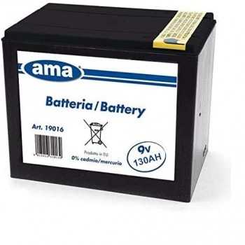 Batteria Recinto Elettrico A Secco 9V 130 AH-Durata 13.000 Ore-Pila-19x15,5x13mm