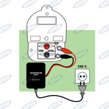 Adattatore Di Corrente 12 V a 230 V- Per Elettrificatori AMA BT 30- BT 200