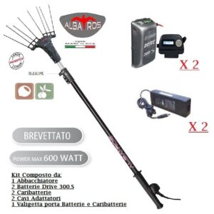 Abbacchiatore Zanon Albatros AL300-Batteria Lion-210-340cm-2.3Kg-Doppia Velocita