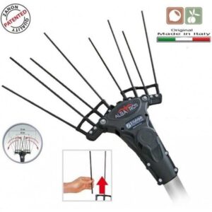 Abbacchiatore Olive Zanon Albatros 33V, AL300/AF Peso 2.4 Kg, Cavo 15 MT, Asta Telescopica 210 MT a 340 MT, Doppia Velocita