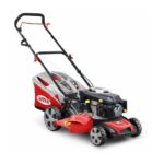 Rasaerba a Spinta AMA NRS 465T – Tagliaerba a Scoppio 146 cc con Taglio 46 cm, Raccolta 60 L e Funzione Mulching