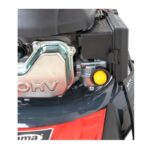 Rasaerba a Spinta AMA NRS 465T – Tagliaerba a Scoppio 146 cc con Taglio 46 cm, Raccolta 60 L e Funzione Mulching