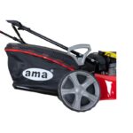 Rasaerba a Trazione AMA TRX 465 – Tagliaerba a Scoppio 145 cc con Taglio 46 cm, Cesto 65 L e Sistema 4 in 1 Mulching e Scarico Laterale