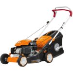 Rasaerba a Spinta Oleo-Mac G 48 PK Comfort Plus – Tagliaerba a Scoppio 139 cc con Taglio 46 cm, Cesto 70 L e Scocca in Acciaio
