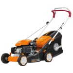 Rasaerba a Spinta Oleo-Mac G 44 PK Comfort Plus – Tagliaerba a Scoppio 139 cc con Taglio 41 cm, Cesto Raccolta 70 L e Motore Emak OHV per Giardino