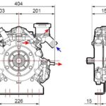 Pompa A Membrana Alta Pressione Comet IDS1401-50Bar-53Kg-135Lt/Min-Albero Passante