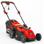 Rasaerba Elettrico AMA TRX 380E-1600 Watt-Larghezza di Taglio 38 cm-In Polipropilene-Altezza Taglio Regolabile 25-65 mm