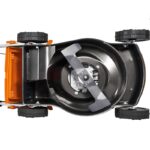 Rasaerba a Spinta Oleo-Mac G 44 PK Comfort Plus – Tagliaerba a Scoppio 139 cc con Taglio 41 cm, Cesto Raccolta 70 L e Motore Emak OHV per Giardino