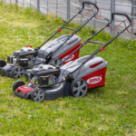 Rasaerba a Trazione AMA NRT 535 – Tagliaerba a Scoppio 196 cc OHV con Taglio 53 cm, Cesto Raccolta e Sistema Mulching 4-in-1