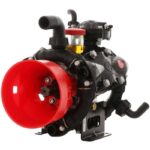 Pompa a Membrana Annovi Reverberi AR 140 BP C – Pompa Bassa Pressione 3 Membrane 132,9 l/min 15 Bar per Barre Diserbo e Irrorazione Agricola (Cod. 1264)