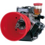 Pompa a Membrana Annovi Reverberi AR 135 BP C – Pompa Bassa Pressione 3 Membrane 128 l/min 20 Bar per Barre Diserbo e Impianti di Irrorazione Agricola (Cod. 1206)