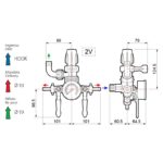 Gruppo di Comando Comet SIRIUS – Regolatore di Pressione 2 Vie 30 Bar 40 l/min per Pompe Irroratrici, Atomizzatori e Barre Irroratrici Agricole