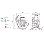 Pompa a Membrana Comet APS 41 – Pompa Alta Pressione 3 Membrane 41 l/min 40 Bar per Atomizzatori e Impianti di Irrorazione Agricola