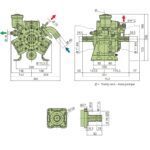 Pompa a Membrana Annovi Reverberi AR 813 AP C/C – Pompa Alta Pressione 3 Membrane 79,9 l/min 50 Bar per Atomizzatori e Irrorazione Agricola (Cod. 631)