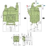 Pompa a Membrana Annovi Reverberi AR 30 SP – Pompa Media Pressione 2 Membrane 36,2 l/min 40 Bar per Atomizzatori e Irrorazione Agricola (Cod. 301)