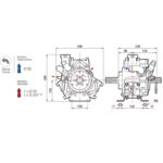 Pompa a Membrana Comet APS 51 – Pompa Alta Pressione 3 Membrane 50-54 l/min 40 Bar per Atomizzatori, Barre Irroratrici e Trattamenti Fitosanitari