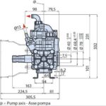 Pompa a Membrane Annovi Reverberi AR30SP-40Bar-36Lt/Min-9.5Kg-2 Membrane..