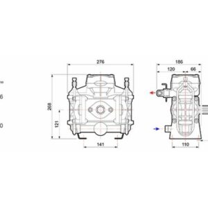 Pompa A Membrana Bassa Pressione Comet BP60K-20Bar-9.8Kg-58Lt/Min..
