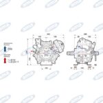 Pompa a Membrana Comet APS 71 – Pompa Alta Pressione 3 Membrane 67 l/min 50 Bar per Atomizzatori, Polverizzatori e Impianti di Irrorazione Agricola