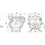 Pompa a Membrana Comet BP 125 K – Pompa per Irrorazione Agricola 4 Membrane 120-125 l/min 20 Bar per Atomizzatori, Barre Irroratrici e Trattamenti Fitosanitari