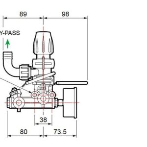 Gruppo Comando Gemini 2V-40Bar-0.9Kg-Portata 50Lt/Min-Per Comet APS 31-41