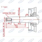 Motore Benzina 4T AMA G270F-9HP-270cc-26Kg-Albero Orizzontale Conico Ø22,16mm