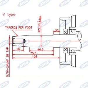 Motore Benzina 4T AMA G270F-9HP-270cc-26Kg-Albero Orizzontale Conico Ø22,16mm