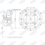 Motore Benzina 4T AMA G390F-13HP-389cc-31Kg-Albero Conico Ø23mm-Con Flangia