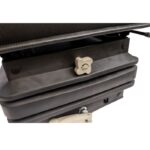 Sedile Trattore Con Molleggio Meccanico, Poggiatesta, Braccioli, Regolazione Schienale, Rivestimento In Tessuto Nero, 80-100CV