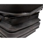 Sedile Trattore Con Molleggio Meccanico, Poggiatesta, Braccioli, Regolazione Schienale, Rivestimento In Tessuto Nero, 80-100CV