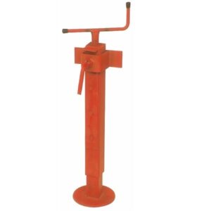 Servotimone Simol 80x500-Piede D'appoggio-Regolabile-Manovella-1000Kg-Per Rimorchio