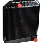 Radiatore In Rame Trattore Ford 2000-3000-Riferimento Originale 81875325-A 4 File-450 mm x 410 mm x 59 mm