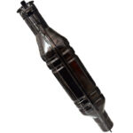 Marmitta Trattore Fiat Agrifull Ø 46 mm Tipo Corto con Parapioggia H 490 mm – Silenziatore Compatibile Serie Oro e Cingolati 455C, 505C, 605C, Riferimento 580710