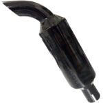 Silenziatore Marmitta Trattore AMA 04846 Ø46 mm | Acciaio Smaltato, Altezza 420 mm, Montaggio Verticale/Orizzontale con Collare Fissaggio